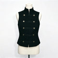 Camelia Double-Breasted Zip Vest