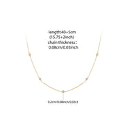 Moissanite Necklace – Elin
