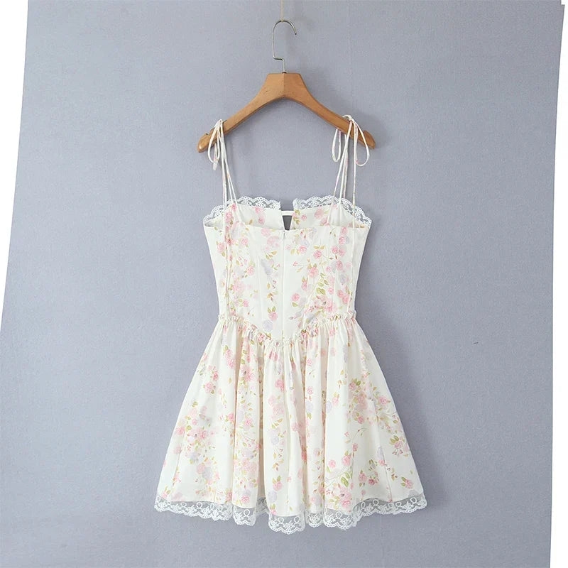 Lace Sling Mini Dress – Ella