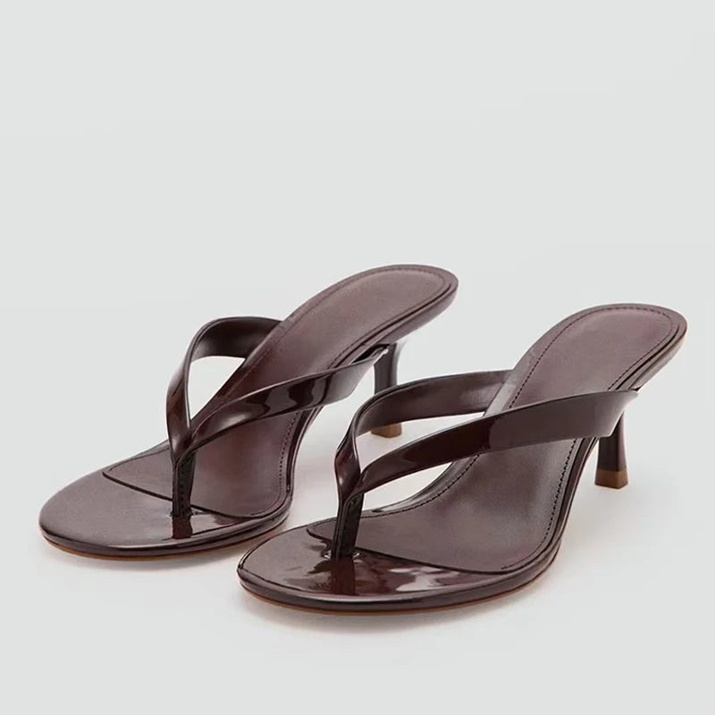 Delphine Clip-Toe Slide Sandal
