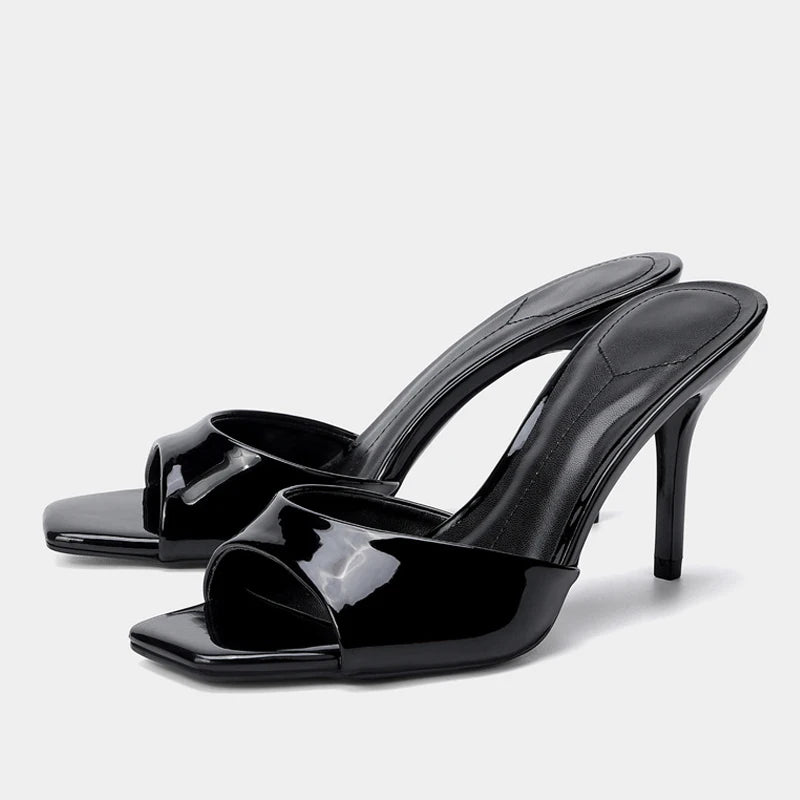 Corinne Patent Leather Mule