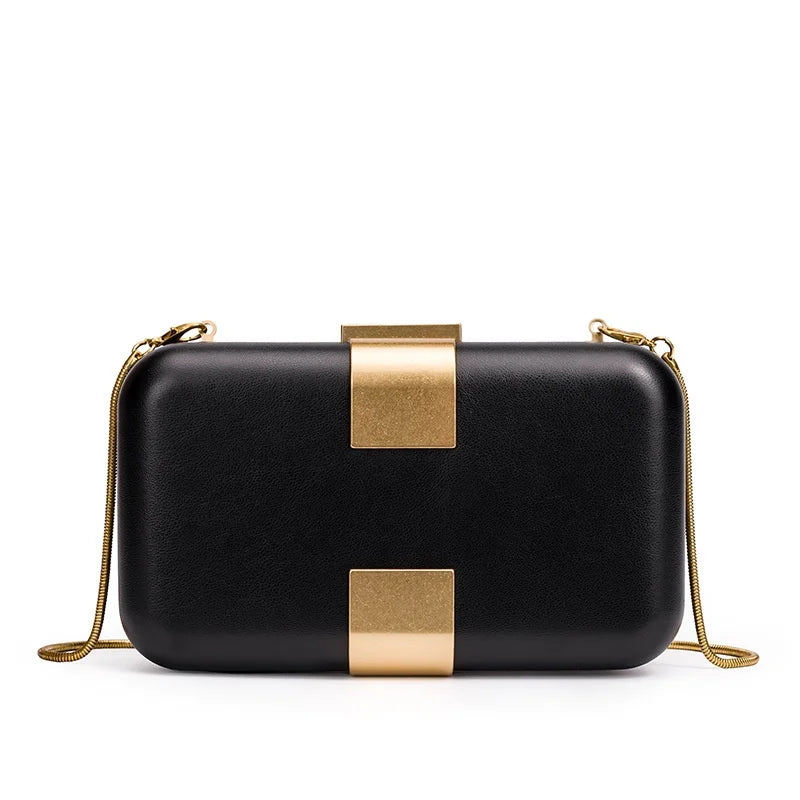 Gigi Lock-Clasp Evening Bag