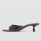 Aurelie Leather Slide Sandal