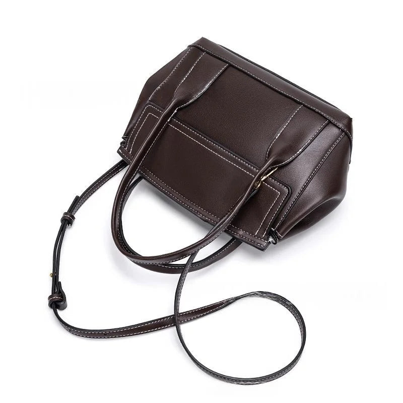 Liora Thread-Stitched Commuting Crossbody