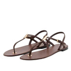 Bianca Cross-Strap Flat Sandal