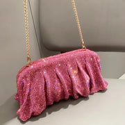 Rhinestone Fold Clutch – Maya