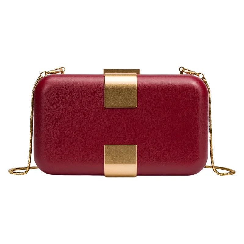 Gigi Lock-Clasp Evening Bag