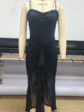 Magnolia Ruffled Draped Maxi Dress