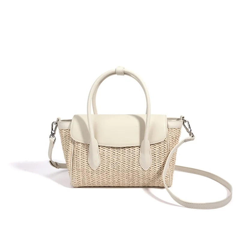 Everleigh Woven Leather Shoulder Bag