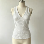 Charlotte Sequin Wrap Tank
