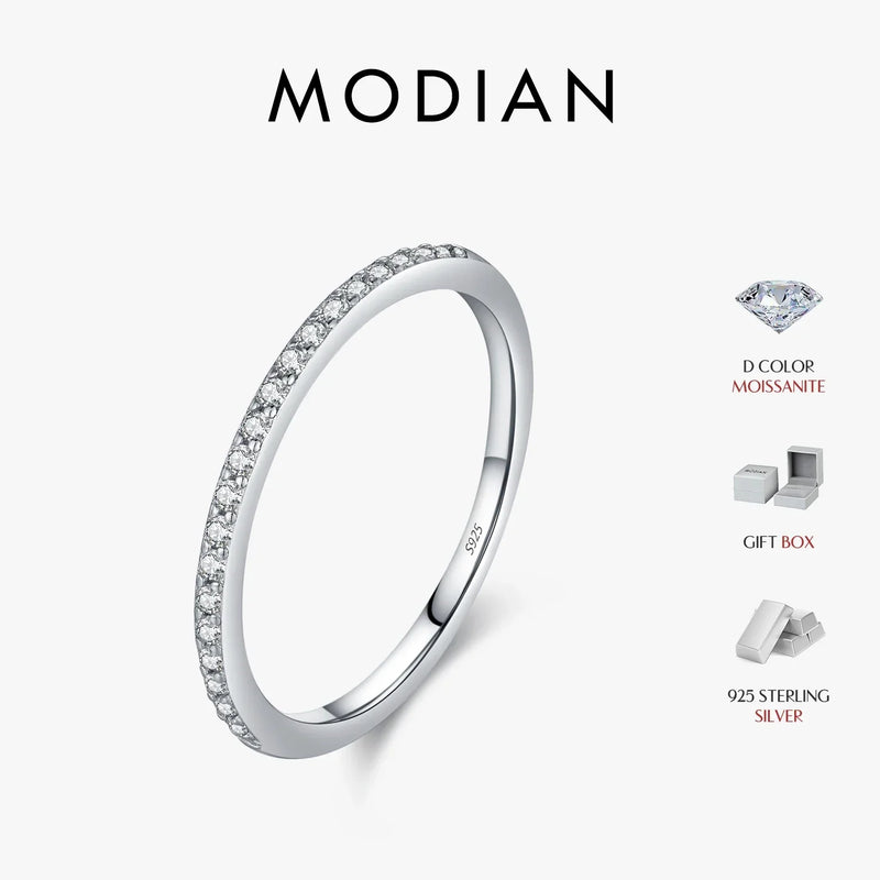 Moissanite Band – Kate