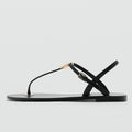 Bianca Cross-Strap Flat Sandal