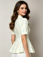 Briar Floral Peplum Blouse