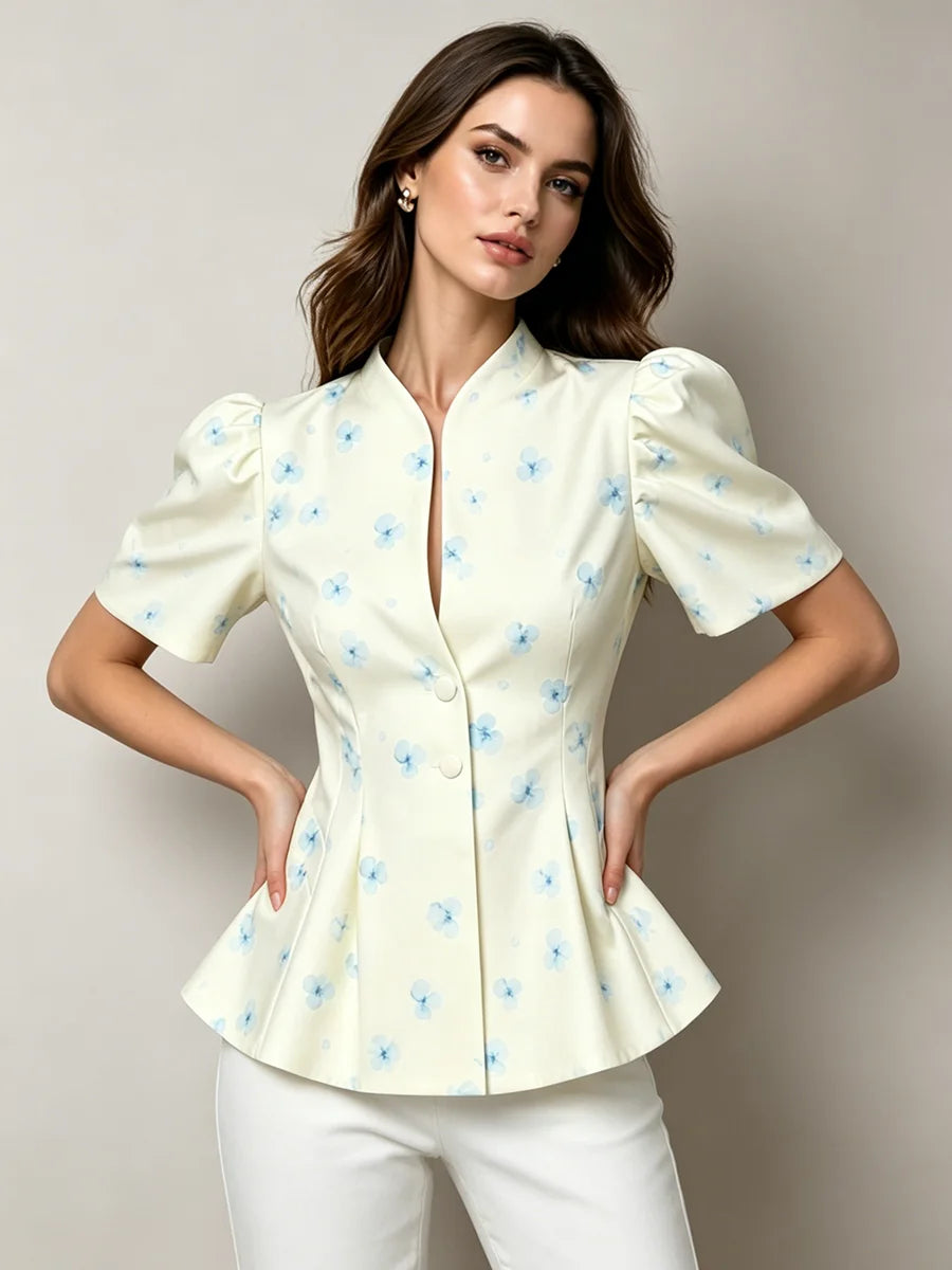 Briar Floral Peplum Blouse