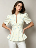 Briar Floral Peplum Blouse