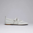 Eyelet-Strap Mesh Flat – Aiya