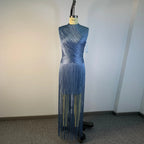 Raine Tassel Sleeveless Long Dress
