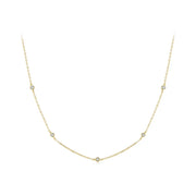 Moissanite Necklace – Elin