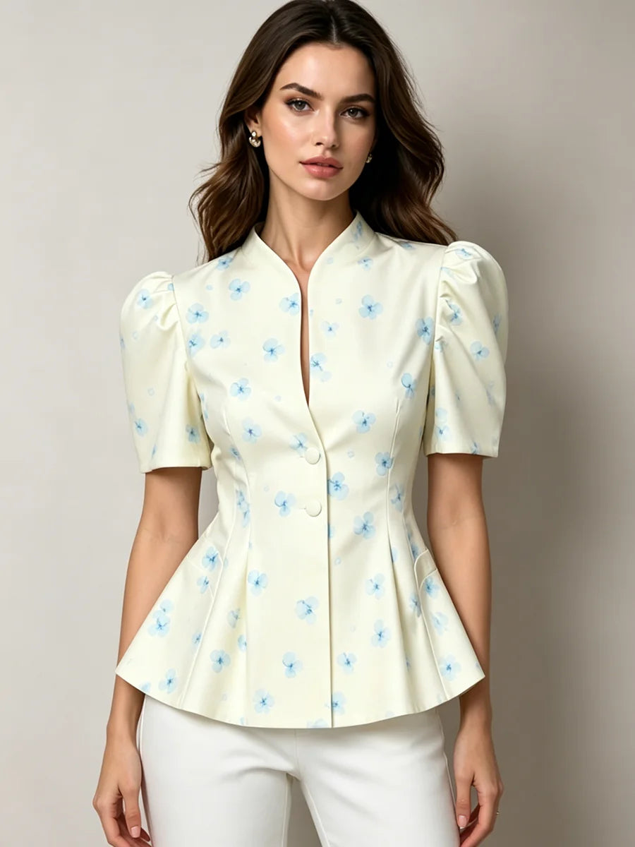 Briar Floral Peplum Blouse