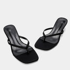 Rowan Square-Toe Mule Sandal