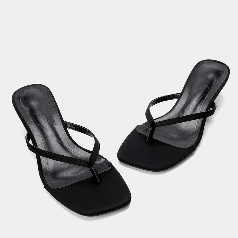 Rowan Square-Toe Mule Sandal