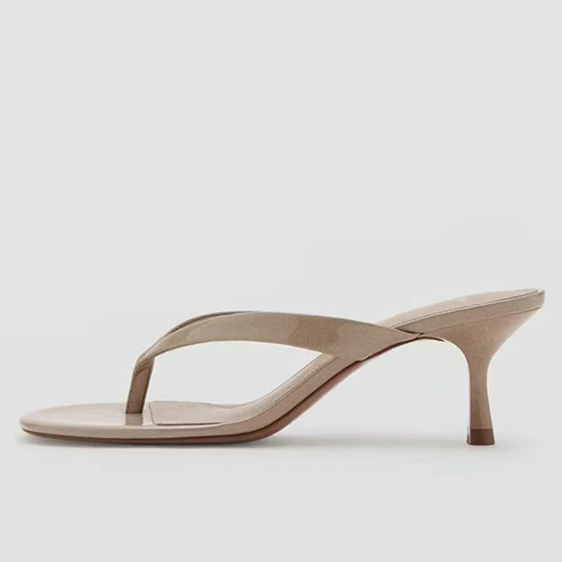 Delphine Clip-Toe Slide Sandal