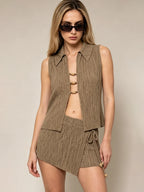 Hazel Waistcoat & Skort Set