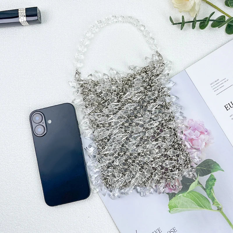 Rhinestone Bucket Bag – Kira