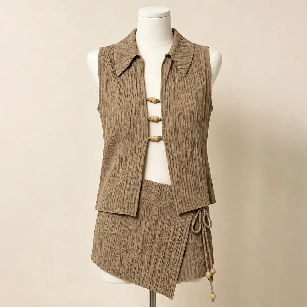 Hazel Waistcoat & Skort Set