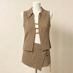 Hazel Waistcoat & Skort Set