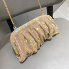 Rhinestone Fold Clutch – Maya