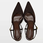Abrielle Buckle Strap Mule Pump
