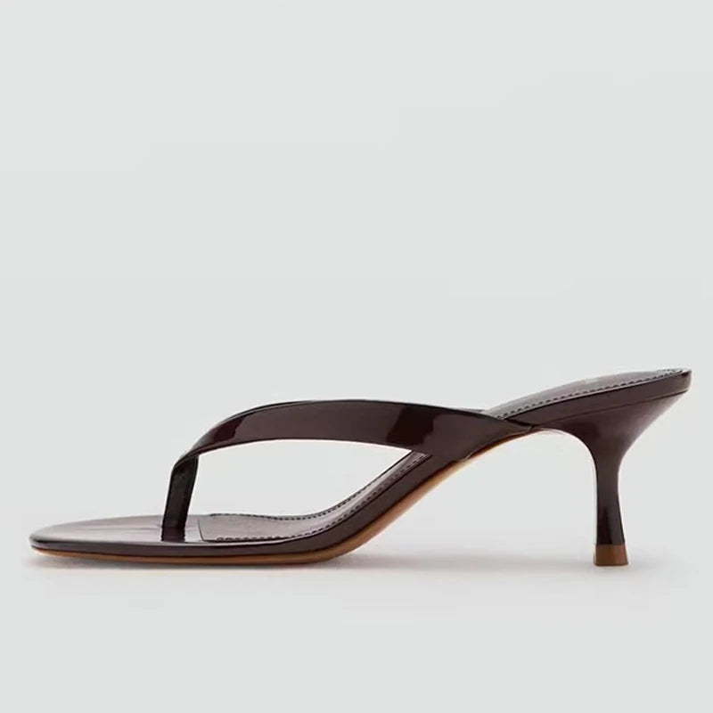 Delphine Clip-Toe Slide Sandal