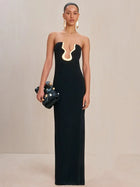 Gold-Trim Gown – Isadora
