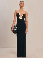 Gold-Trim Gown – Isadora