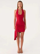 Halter Mini Dress – Halina