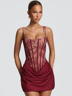 Madigan Lace Corset Mini Dress