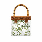 Rattan-Handle Box Bag – Wynn