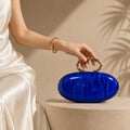 Leighton Oval Acrylic Evening Purse