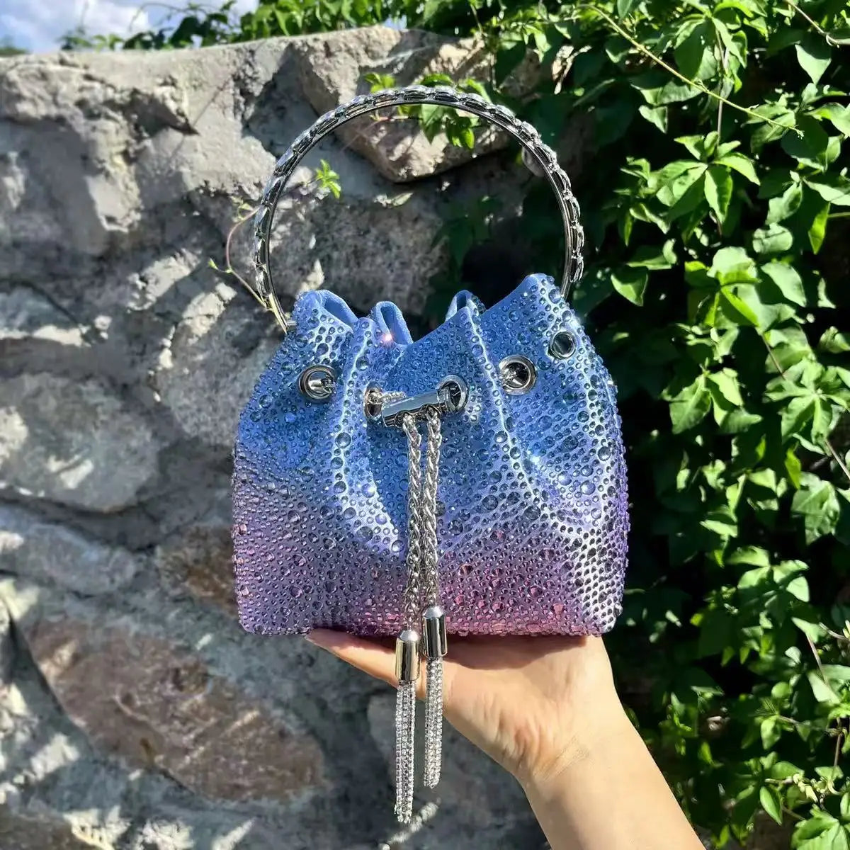 Rhinestone Clutch – Mara