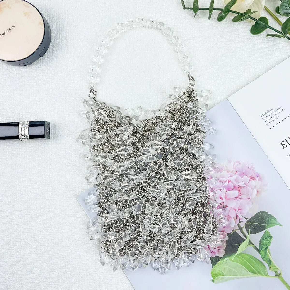 Rhinestone Bucket Bag – Kira