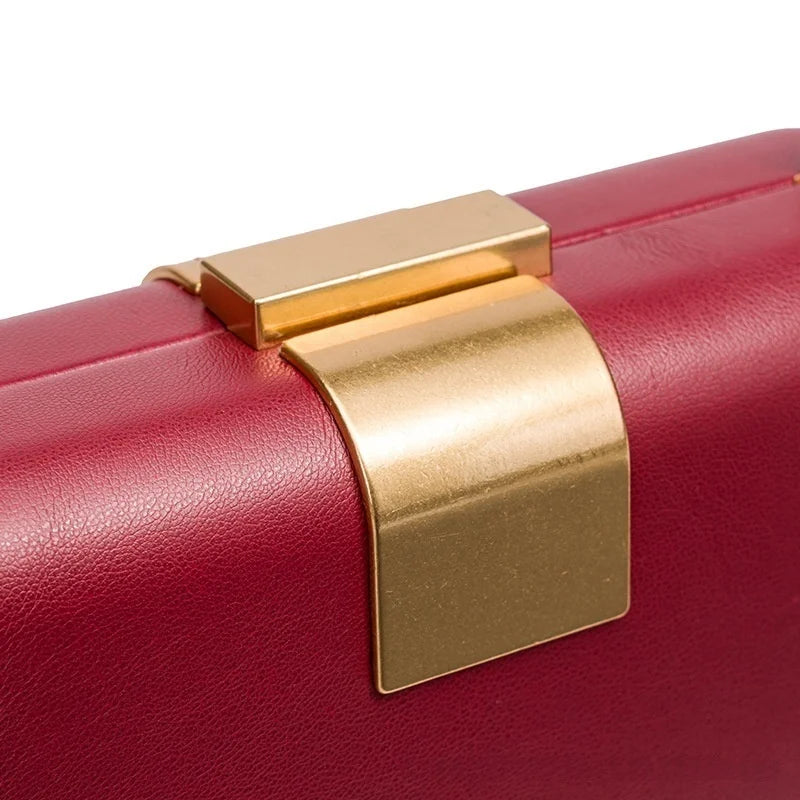 Gigi Lock-Clasp Evening Bag