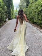 Pleated Chiffon Gown – Mona