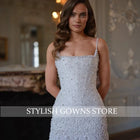Beaded Spaghetti Gown – Marla