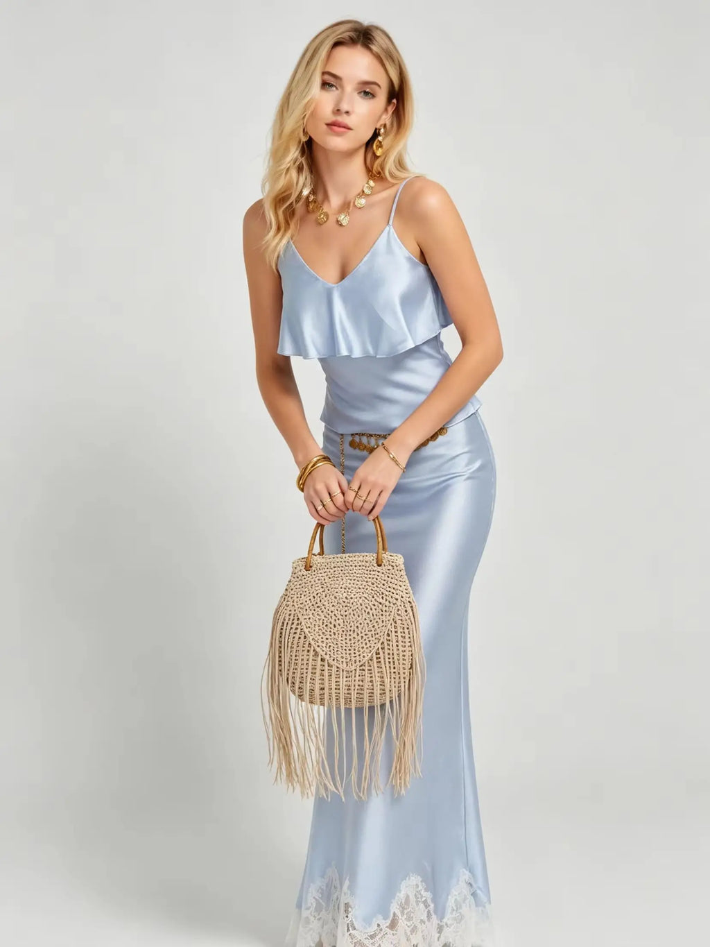 Ivanna Cami & Maxi Skirt Set