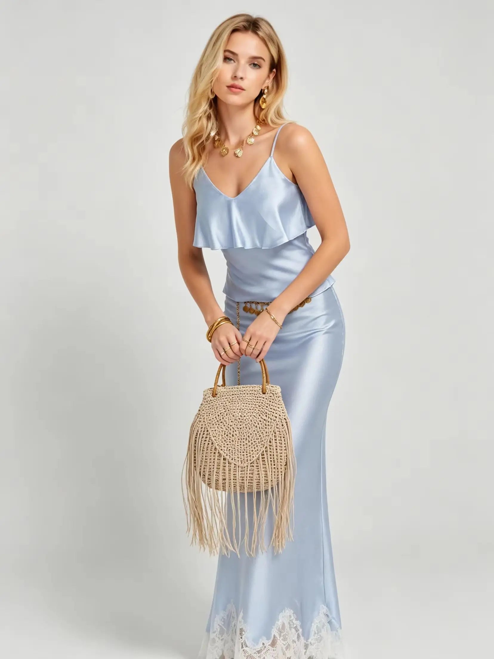 Ivanna Cami & Maxi Skirt Set