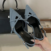 Pointed Buckle Pump – Bela