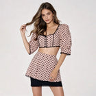 Puff Top & Skirt Set – Odalys