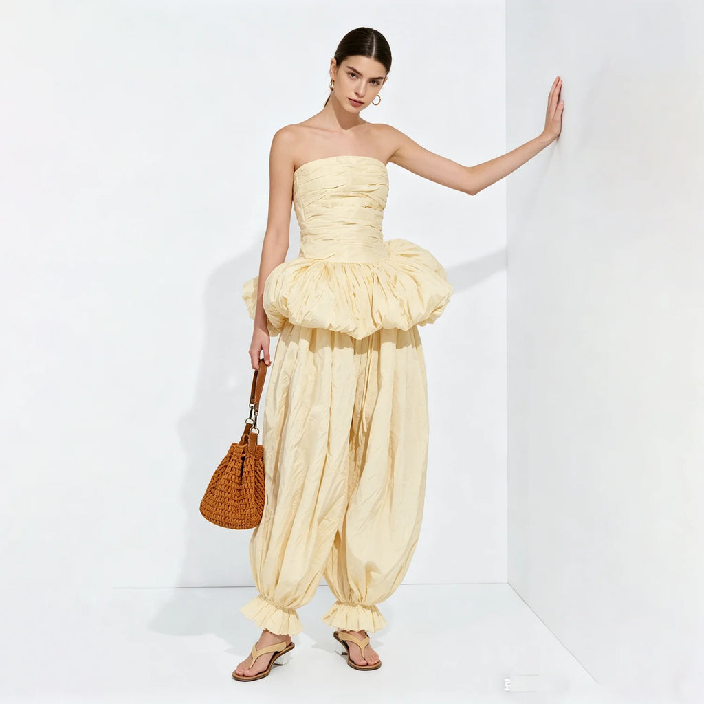 Isolde Tube Top & Balloon Pants Set