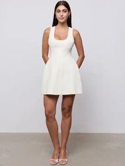 Fit-Flare Mini Dress – Amoret